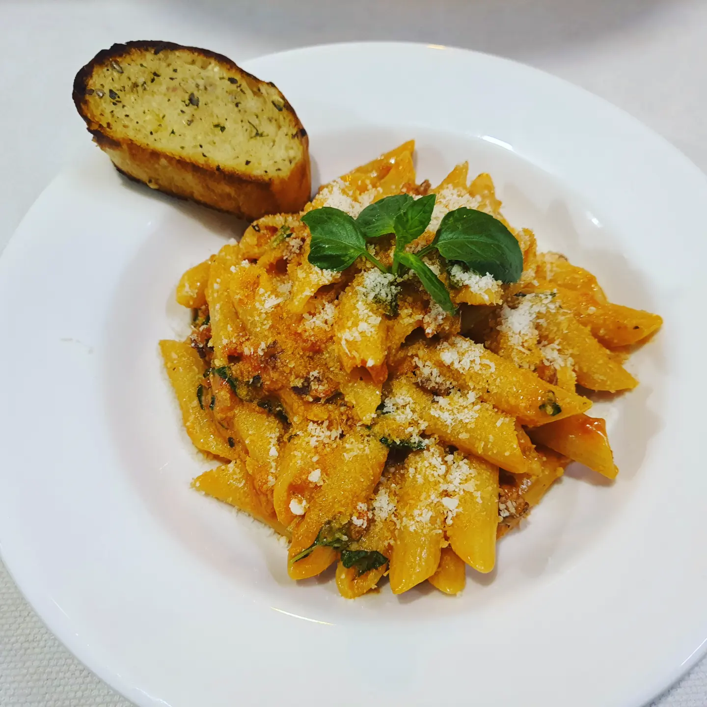 Penne alla Vodka with Bacon